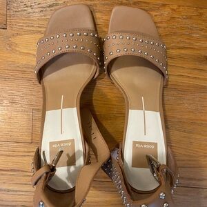 Dolce Vita Brown Studded Heels